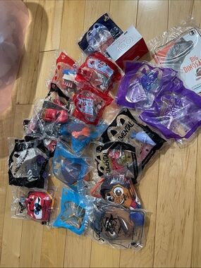 McDonald’s Happy Meal Toys Mixed Lot - Cars,Elemental, Jurassic Park, Coco, Raya